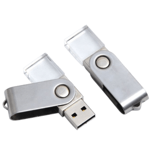 Memorias USB de Cristal
